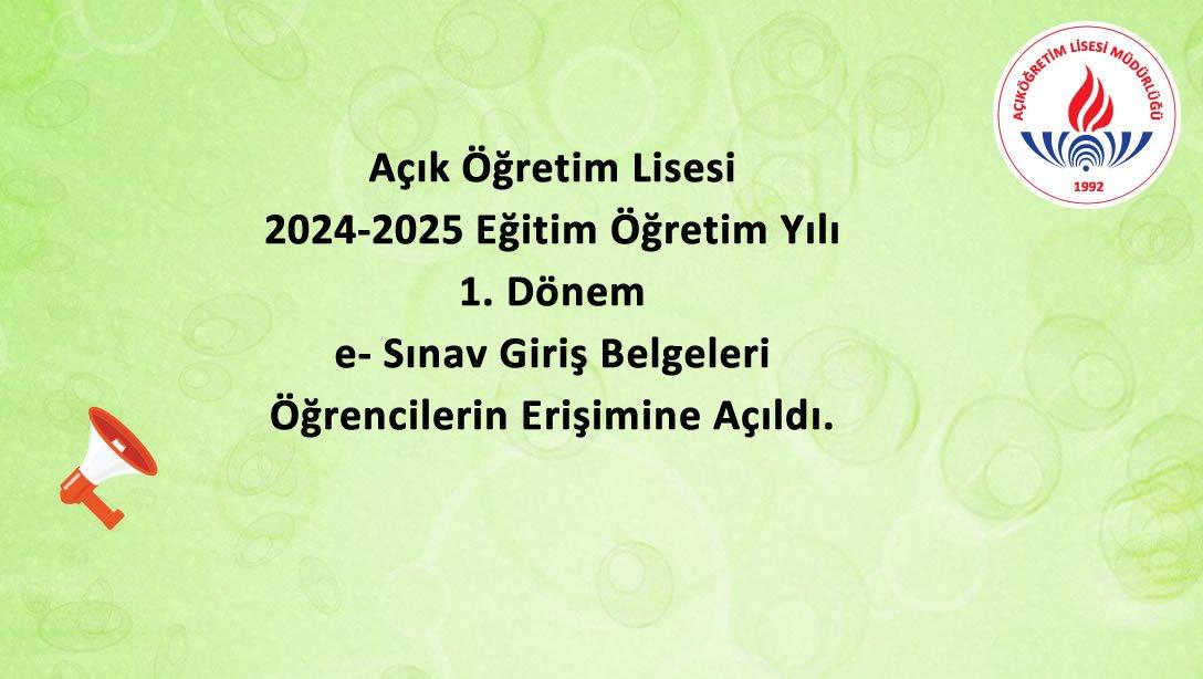 ÖĞRENCİLERİMİZİN DİKKATİNE