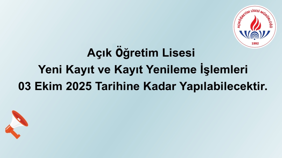 Önemli Duyuru!
